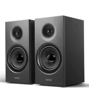 Edifier R1080BT полочный деревянный ПК-динамик для снижения резонанса прозрачный 24 Вт RMS активный подходит для набора из 2 черных Bluetooth5.1-динамиков,
