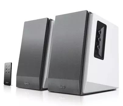 Edifier R1700BT 66 Вт Деревянный Активный Полочный Акустический Усилитель Проводной Беспроводной Двойного Назначения ПК ТВ Акустическая Система Набор из 2 Белых Встроенных Bluetooth5.1