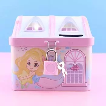 Единорог Копилка Русалка Девочки Копилка Малыш Настольное Украшение Домик Копилка Комната Девочка Игрушки
