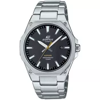 Edipice [caSio] Часы [] Сапфировое стекло Efr S108dj 1ajf Мужские S Серебряные