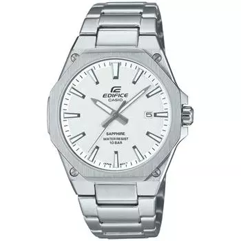 Edipice [caSio] Часы [] Сапфировое стекло Efr S108dj 7ajf Мужские S Серебряные