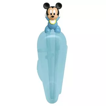 EDISON Edison палочки для еды серии I для детей дошкольного возраста 2 года 16 см в комплекте чехол для правой руки Микки Мауса 4544742914479 Синий ~