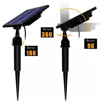 Edison Solar Power 12 лампочек гирлянда теплый белый 48 футов подвесные солнечные светильники лампа для двора кафе рождественской елки уличный декор CHINA