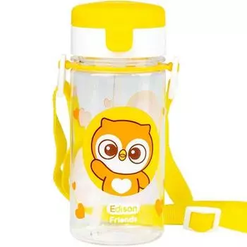 Edison Toddler Friends Непроливайка соломенной чашки Ecozen, Owl Ollie, 1 шт.