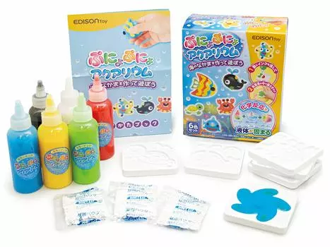 EDISON TOY KJT12051 Мягкий аквариум, создай и играй с морскими друзьями, набор из 6 цветов KJT12051 Игрушка для детей от 6 лет и старше Давайте