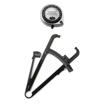EdisonBrain BMI Measurement Tape Measure Weight Caliper Subcutaneous Fat Measure Body Fat Ruler Set of 2 0-70mm