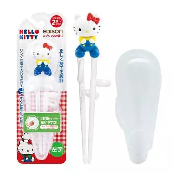 EDISONmama Edison Chopsticks I 16 см 2 года Дошкольное левое Kitty Retro с футляром Hello Kitty левое Около 2 лет Дошкольное (Эдисон Мама) ~
