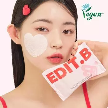 Edit B Joyful Heart All-in-One Очищающие салфетки 30 листов