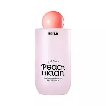 EDIT.B Тональный персиковый ниацинамид глутатион гель-эссенция 200 мл