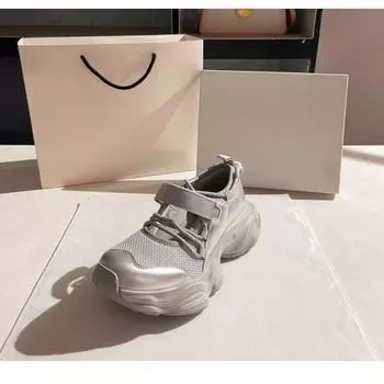 Edition~ Sports sandals women s summer thin breathable heightening hollow shoes thick-soled casual dad shoes women 35