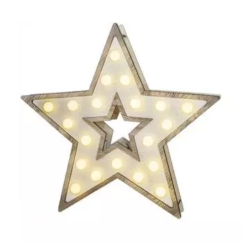 EDM Рождественская звезда Soft Green (25,5 х 27,2 см)