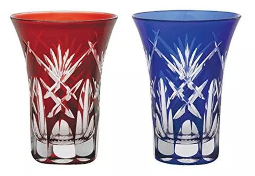 Эдо Кирико Утренняя Слава Стеклянная Пара Четверть Меча Ярай KY-7-8