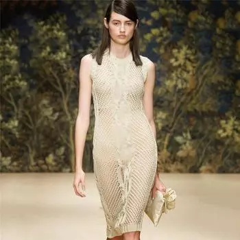 EDOLYNSA 2024, накидка на купальный костюм для женщин, летнее пляжное платье, сексуальное абрикосовое вязанное крючком платье миди без рукавов с круглым вырезом One size абрикосовый