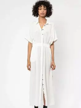 EDOLYNSA Белые повседневные пляжные накидки, женские кафтановые наряды, летнее платье, пляжная одежда, купальный костюм, накидка, Robe de Plage One Size белый