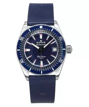 Edox Skydiver Limited Special Blue Dial Automatic Diver s 80131 3BUC BUICO 300M мужские часы с дополнительным ремешком синий