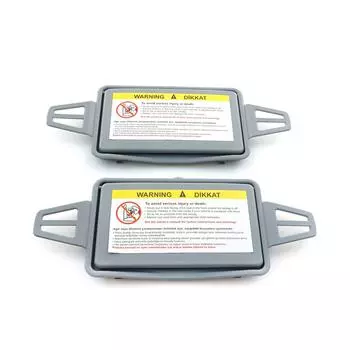 ESC Auto Parts EDP182 2 шт. солнцезащитный козырек для макияжа косметическое зеркало крышка СЕРЫЙ 2108102510 для Mercedes W211 левый и правый