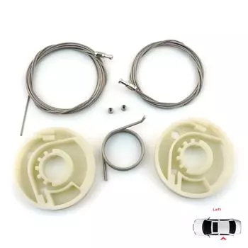 EDP227 Ремкомплект направляющей левой задней электрической раздвижной двери 7E1843871 для VW Transporter T5 T6 Caravelle Multivan 2003-2024