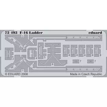 eduard 1/72 general dynamics F-16 fighting falcon детали абордажной лестницы для пластиковых моделей EDU72493
