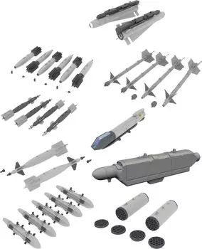 Eduard Big Shin Fairchild Republic Thunderbolt 2 Armed Parts Set Great Wall Plastic Model Parts EDUSIN648133 1/48 A-10C (for Hobby)