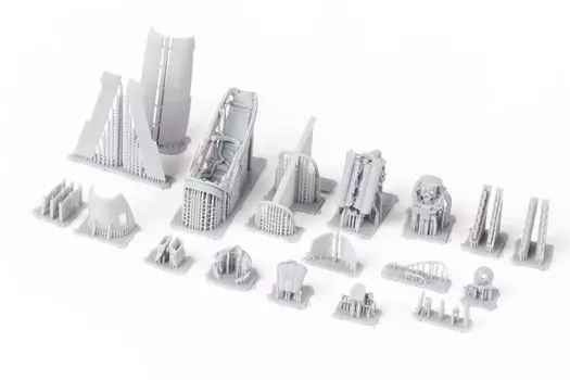 Eduard Brassin Line Panel Plastic Model Parts EDU672389 1/72 P-51D Engine/Cowling (for Eduard)