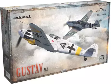 Eduard Dual Combo Limited Edition Германия Густав Часть 2 Пластиковая модель EDU2145 1/72 Bf109G-6 (Поздно)/14