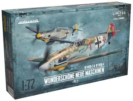 Eduard Dual Combo Limited Edition Красивая новая машина Часть 2 Пластиковая модель EDU2143 1/72 Bf109G-2/4