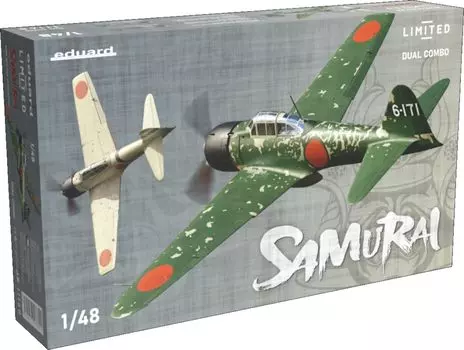 Eduard Dual Combo Limited Edition Японский ВМС A6M3 Zero Type Carrier Fighter Type 22 Ko Samurai Пластиковая модель EDU11168 1/48 32/Type 22/Type