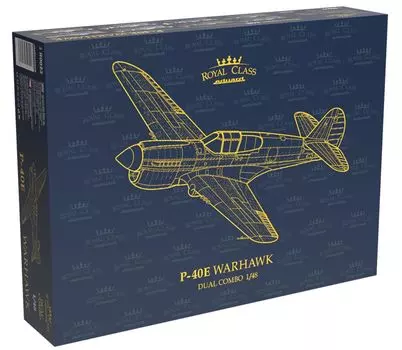 Eduard Dual Combo Royal Class Warhawk Plastic Model EDUR0023 1/48 P-40E (Airplane)