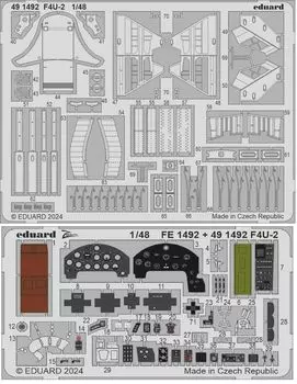 Eduard Hobby Травленые детали для пластиковой модели EDU491490 1/48 Фототравление МиГ-35 (для Босса)