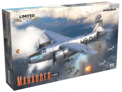 Eduard Лимитированная серия Американский Мародер Пластиковая модель EDU2146 1/72 B-26F/G