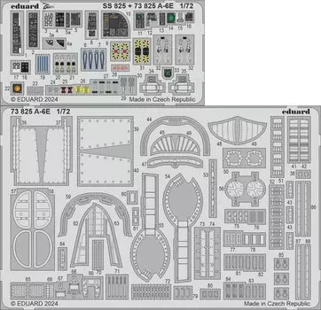 Eduard parts plastic model parts EDU73825 1/72 A-6E photo-etched (for trumpeter)