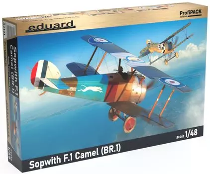 Eduard Profipack Royal Air Force Sopwith Camel Engine Equipped Plastic Model EDU82171 Molding Color 1/48 F.1 BR.1