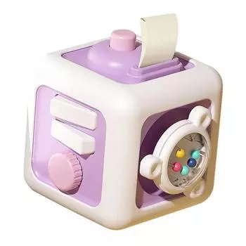 Educational Early Education Activity Cube Drawer Switches 6 IN 1 Educational Toy Boys Girls