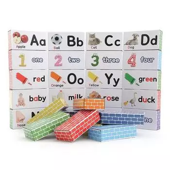 Eduplay English Paper Brick Block Medium 50P Block Play