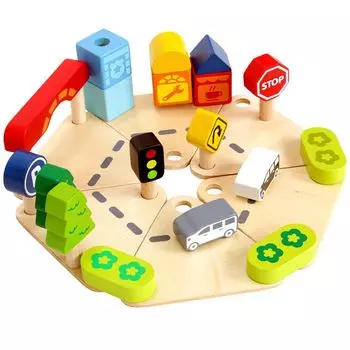 Edute limited guidebook included Edute Present Toy Educational Toy Baby Wooden Toy 1 Year Old Birthday Present Ranking 1 Year Old Toy Town Country