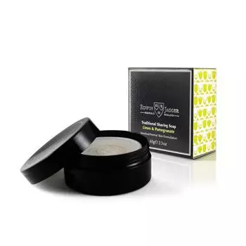 Edwin Jagger SSLPT Лайм и гранат 99,9% Натуральное традиционное мыло для бритья Edwin Jagger SSLPT Лайм и гранат 99,9% Натуральное традиционное мыло для бритья 65 г, 1 шт.