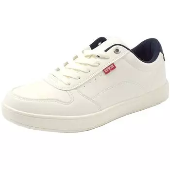 [Edwin] мужская обувь кроссовки пальто кроссовки Модные крутые повседневные простые Легко сочетать легкие Внутреннее перо белое 25,5 см