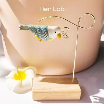 Ее лаборатория | Симпатичные ласточки с птицами, броши, булавка, масляная эмаль, картина в форме птицы, корсаж