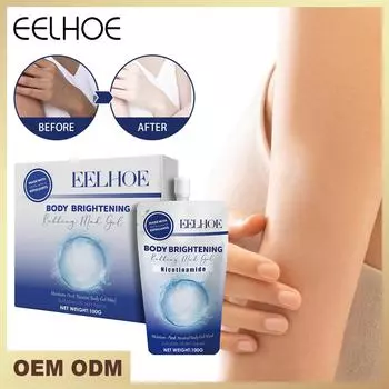 EELHOE 100 г скраб для тела с алоэ, отшелушивающий антицеллюлитный крем, отбеливающий, увлажняющий, осветляющий скраб, подтягивающая кожу паста для ухода за кожей 100g