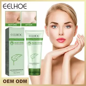 EELHOE 100 г скраб для тела с алоэ вера, отшелушивающий антицеллюлитный крем, отбеливающий, увлажняющий, осветляющий скраб, подтягивающая кожу паста для ухода за кожей 100g