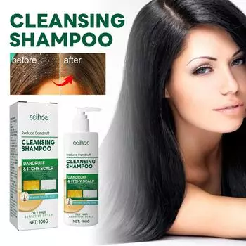 Eelhoe 100 мл Шампунь против выпадения волос Освежающий шампунь против перхоти и зуда, контролирующий жирность волос 100g
