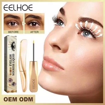 EELHOE, 1 шт., тушь для завивки, ультратонкая тушь с маленькой кисточкой, тонкая и толстая, завивающаяся, против пота, не размазывается, завивающая тушь для ресниц Comestics 3ml