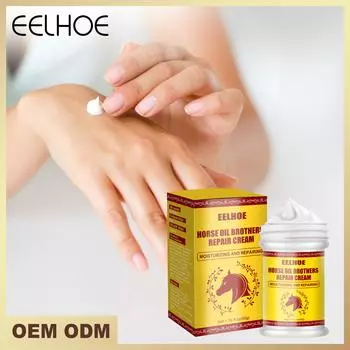 EELHOE 50 г крем для ног с лошадиным маслом, увлажняющий крем для ног для рук, увлажняющий антифриз от обморожения, против растрескивания 50g