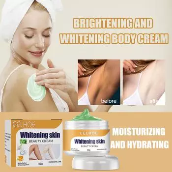 EELHOE 50 г отбеливающий крем для тела с витамином С лосьон для тела против старения длительный увлажняющий гладкий осветляющий крем для темной кожи 50g-box