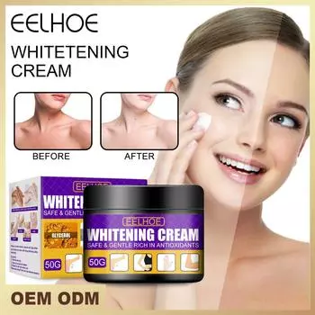 Eelhoe 50 г отбеливающий крем, отбеливающий крем для тела, увлажняющий питательный крем, крем для подмышек, спины, ног, коленей, уход за телом 50g-box