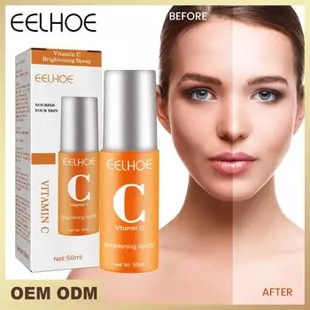 EELHOE 50 мл сыворотка с витамином С, отбеливающая VC эссенция, масло для местного применения, сыворотка для лица с гиалуроновой кислотой, витамином Е, косметика 50ml