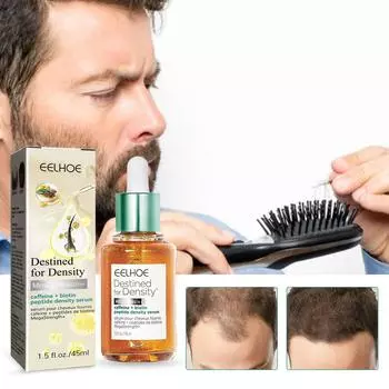EELHOE эфирное масло для роста волос, натуральные средства против выпадения волос, быстро растут, предотвращают облысение, зародышевая жидкость для мужчин и женщин, 45 мл 45ml