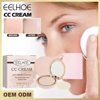 Eelhoe Air Cushion CC Cream Натуральная увлажняющая основа Консилер Отбеливающий жироконтроль Косметика для макияжа BB крем Natural color