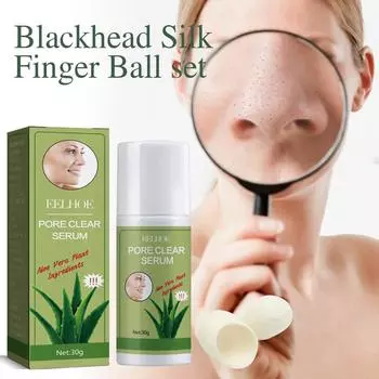 EELHOE Blackhead Silk Finger Ball Set Desalinate Blackheads & Acne Nourishing Facial Care Set 30g