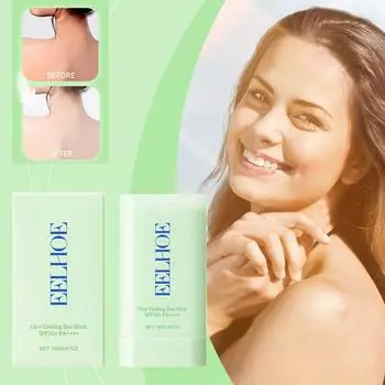 EELHOE Centella Asiatica Protective Stick Outdoor Protection Against UV Impact Sunburn Sunburn Refreshing Isolating Solid Protective Cream 19g